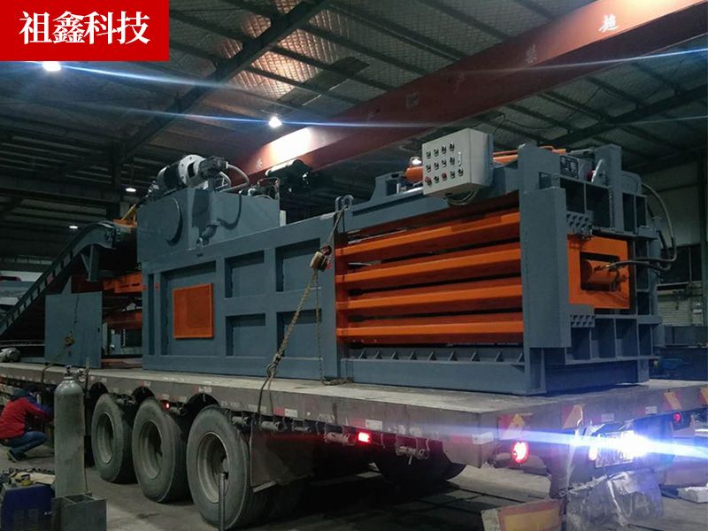廢紙打包機發往湖南永州市