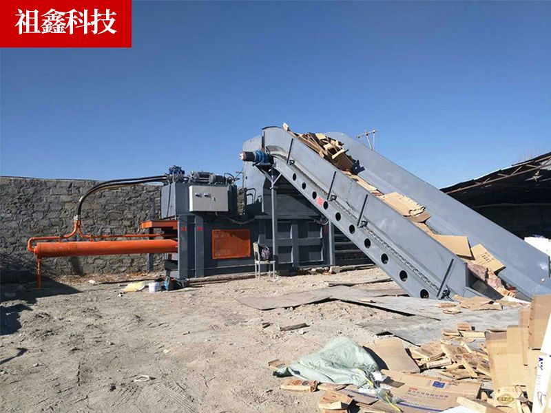 160噸開關門型廢紙打包機