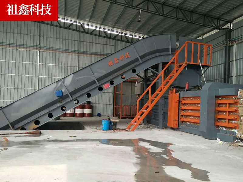 160噸全自動(dòng)廢紙打包機(jī)